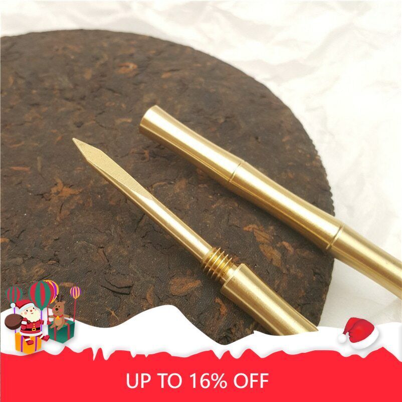 Tea Knife Pu Erh Tea Needle Puer Copper Tea Set Box Accessorie Tool Home Supply