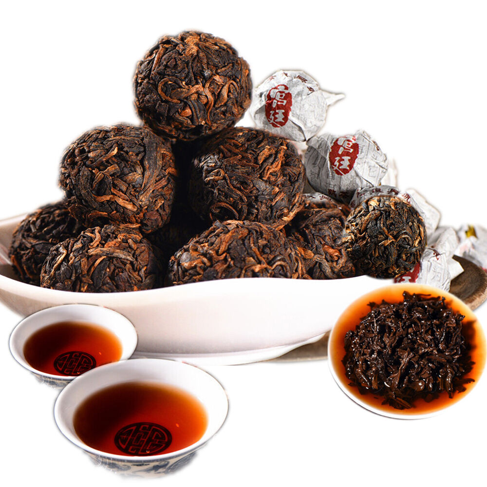 Premium Puerh Black Tea Cooked Tea Puer Tuo Cha Mini Dragon Ball Oyster Yunnan