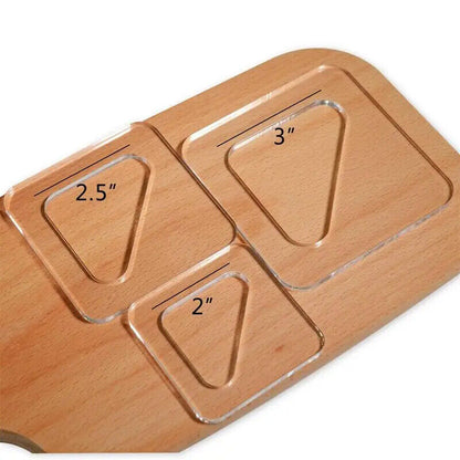 Cutting Board Handle Template Acrylic Clear Router Woodworking Tracing Stencils