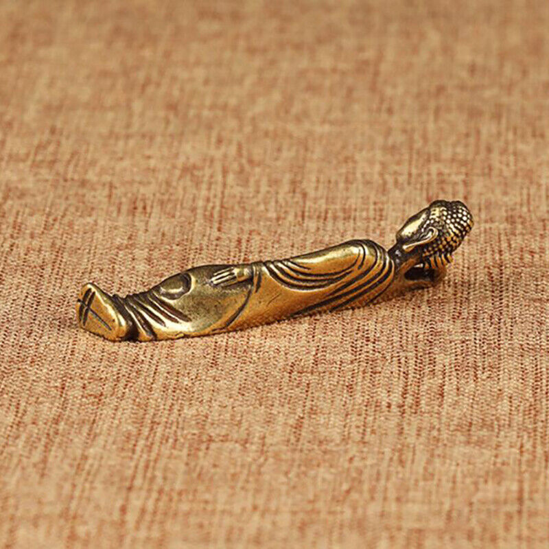 Mini Retro Golden Lying Amitabha Buddha Statue Buddha Sculpture Fi-ca