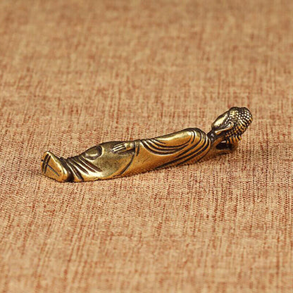 Mini Retro Golden Lying Amitabha Buddha Statue Buddha Sculpture Fi-ca