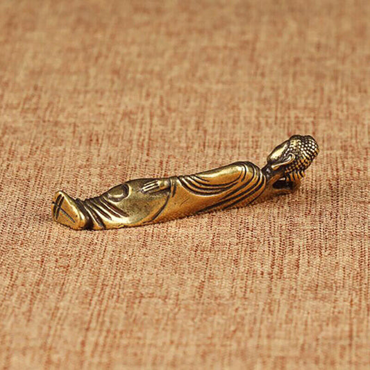 Mini Retro Golden Lying Amitabha Buddha Statue Buddha Sculpture Fi-ca