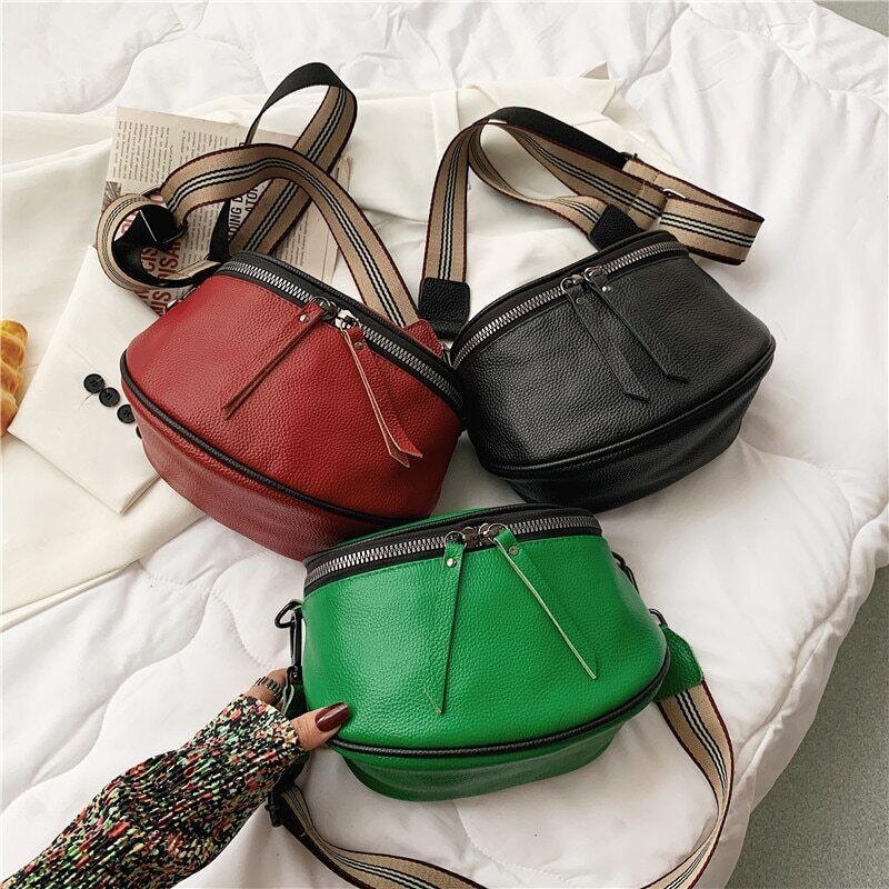 2022 New Bag Genuine Leather Crossbody Bags Women Shoulder Female Handbags