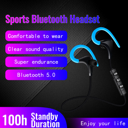 Ear Hook Headphone Wireless Bluetooth 5.0 Headphones Noise Canceling Earbuds
