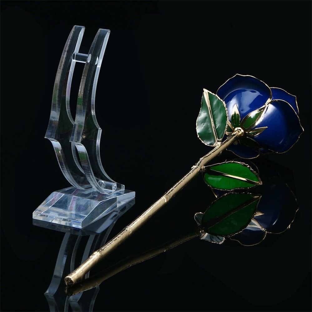 Gold Plated Real Rose 24K Dipped Flower Valentine's Day Love Gift For Her Decor