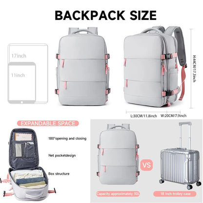 Women Travel Backpack Teenager School Bag Backpack 17inch Weekender Outdoor