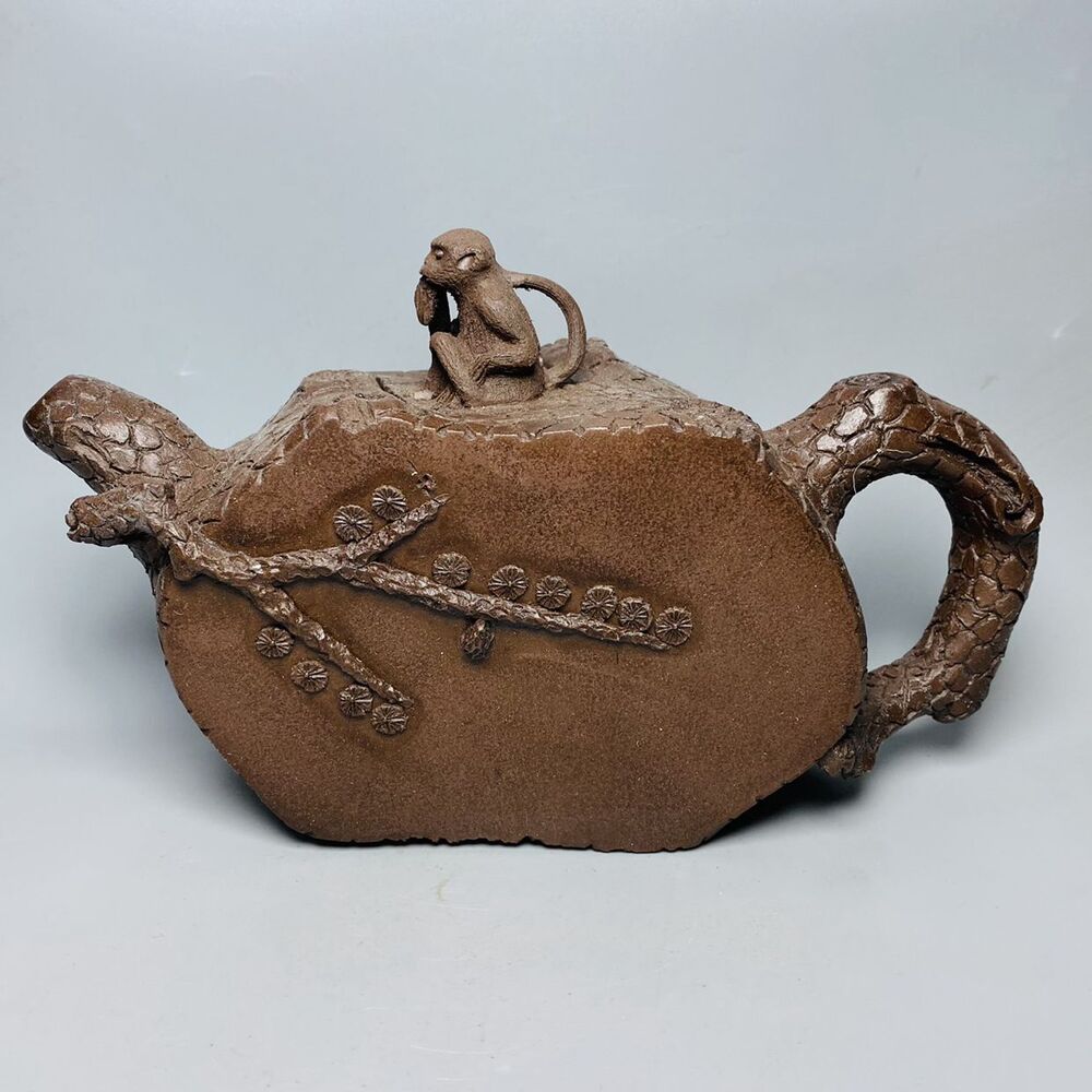 Chinese Yixing Purple Clay Teapot Tea Set Pot Zisha Ceramic Cute Decor Figurine
