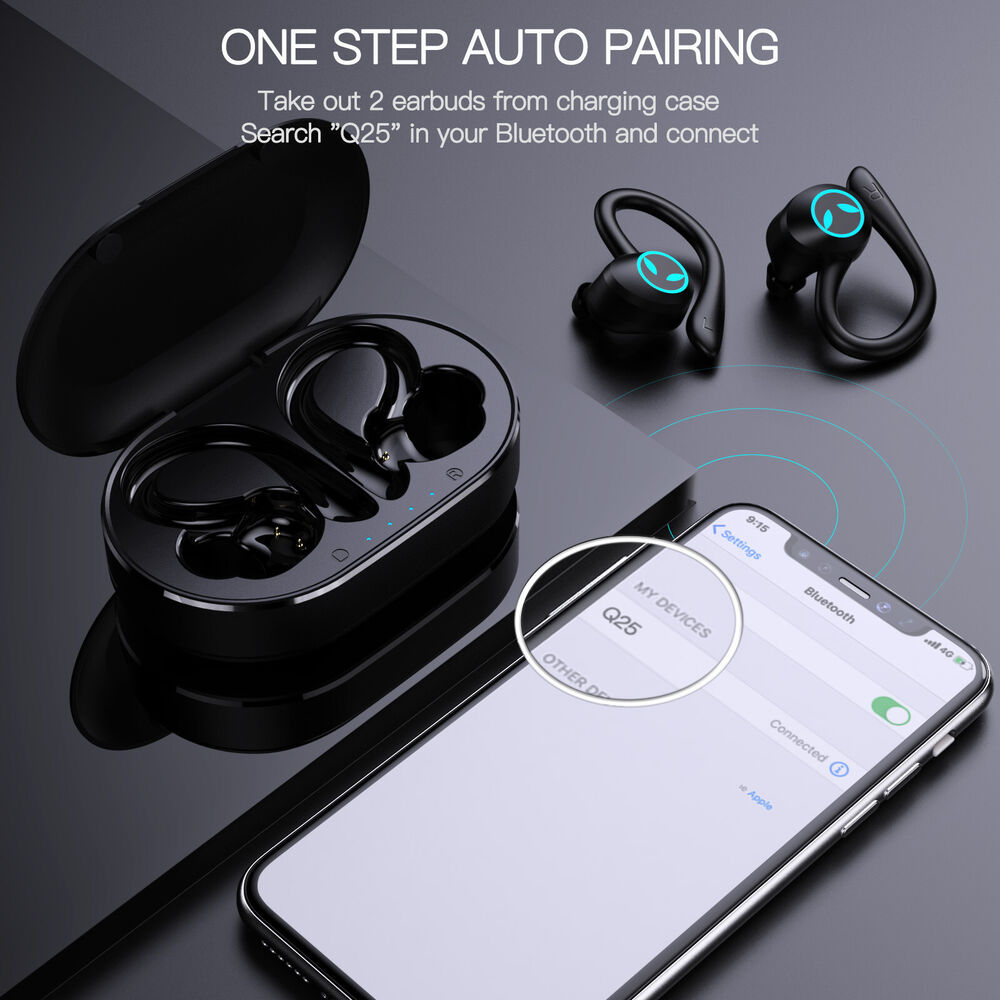 Bluetooth 5.1 Headset TWS Wireless Earphones Earbuds Headphones Stereo Ear Hook