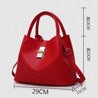 Women Ladies Shoulder Bag Satchel Handbag Purse Tote Leather Messenger Crossbody