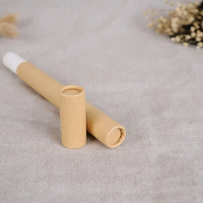 Incense Tube Long Kraft Paper Empty Barrel Household Joss Stick Storage 20 50Pcs