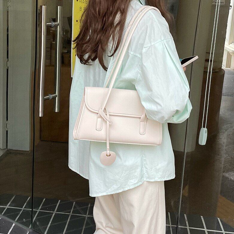 Women Shoulder Bags Summer Female Handbags PU Leather Tassel Bag Ladies
