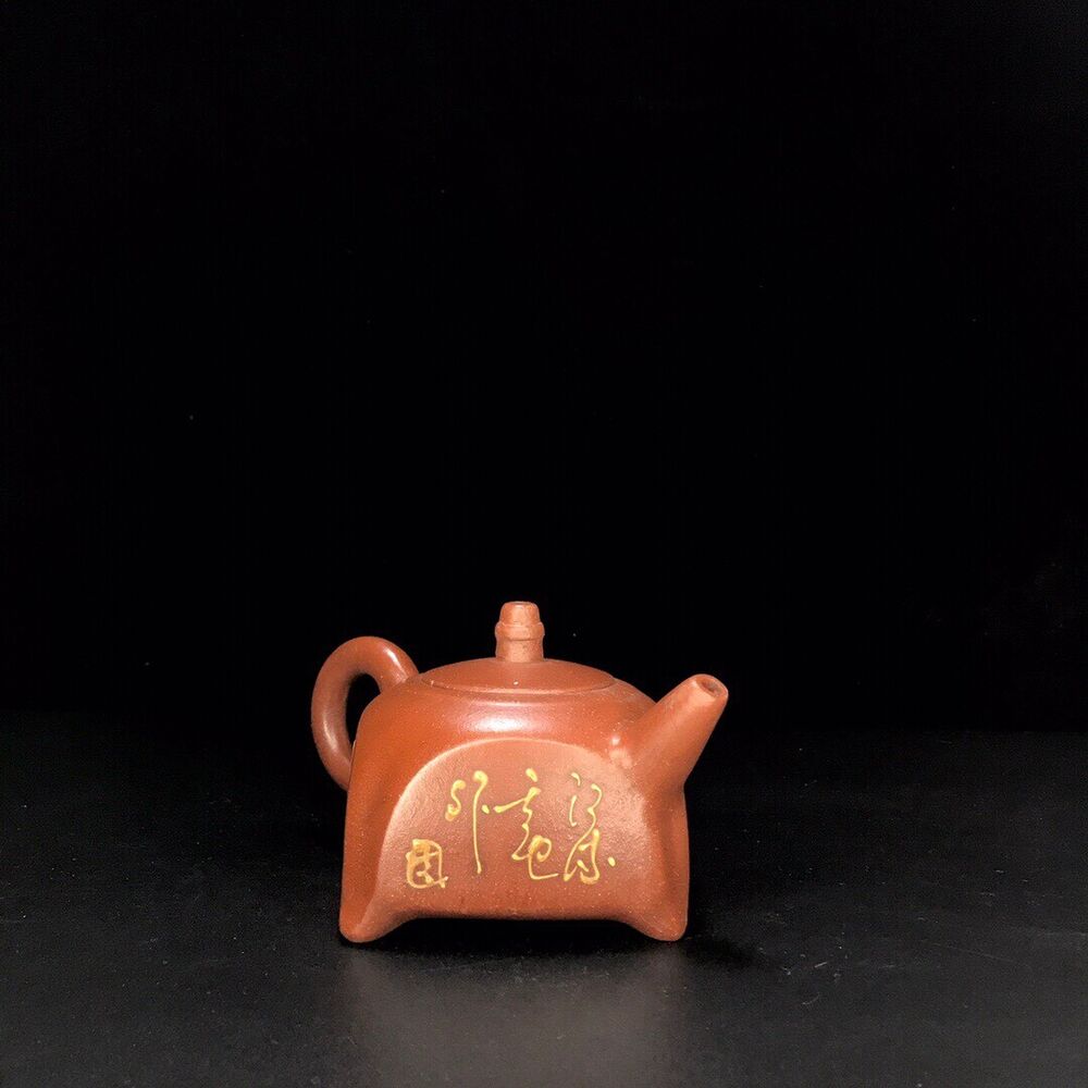 vintage chinese yixing purple clay teapot zisha ceremony teaware collection rare teapot