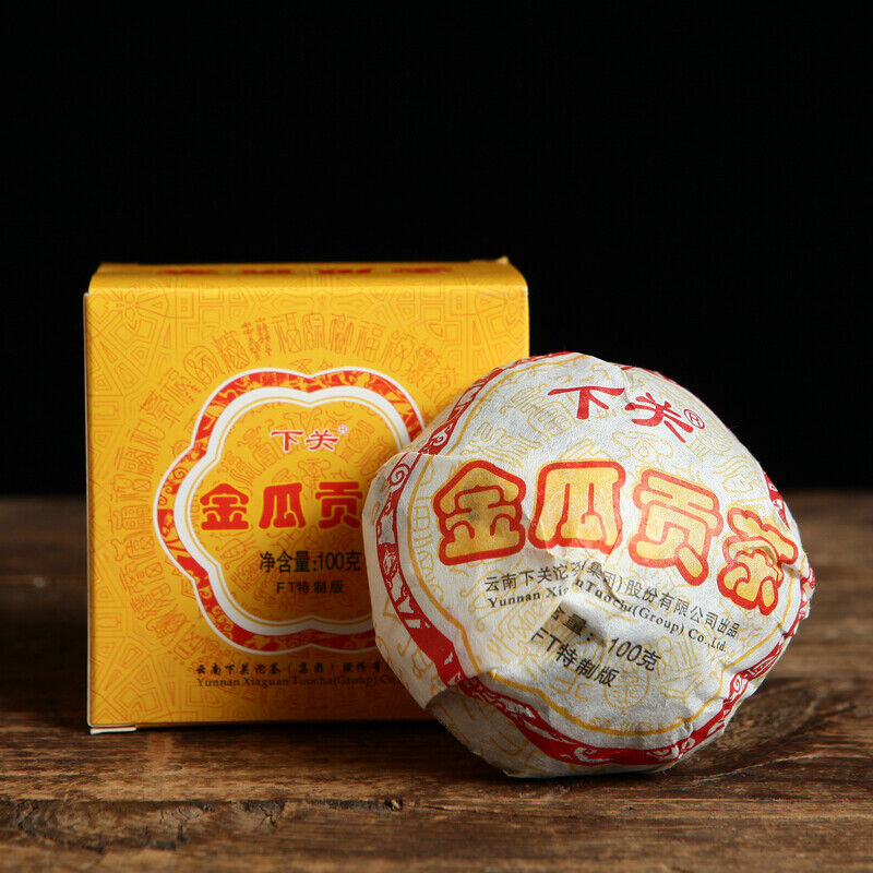 Golden Melon Royal Tribute Tuo FT * XiaGuan Pu-erh Tea Raw TuoCha 100g