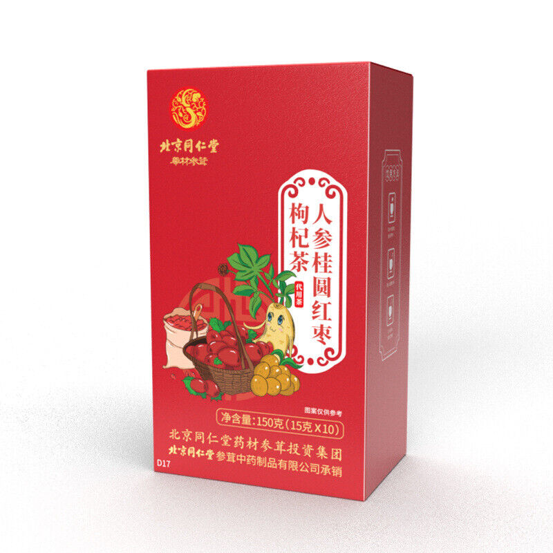 同仁堂人参桂圆红枣枸杞茶150克 TongRenTang Ginseng Longan Red Date Wolfberry Tea 150g