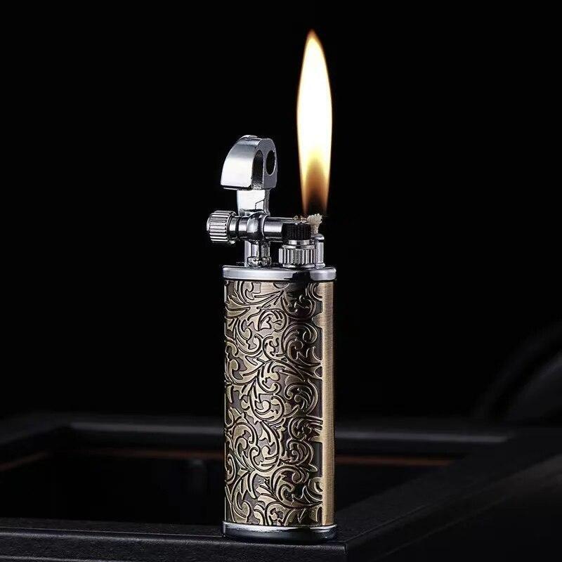 Kerosene Brass Vintage Lighter Collectable Cigarette Pipe Lighter Cigar Torch