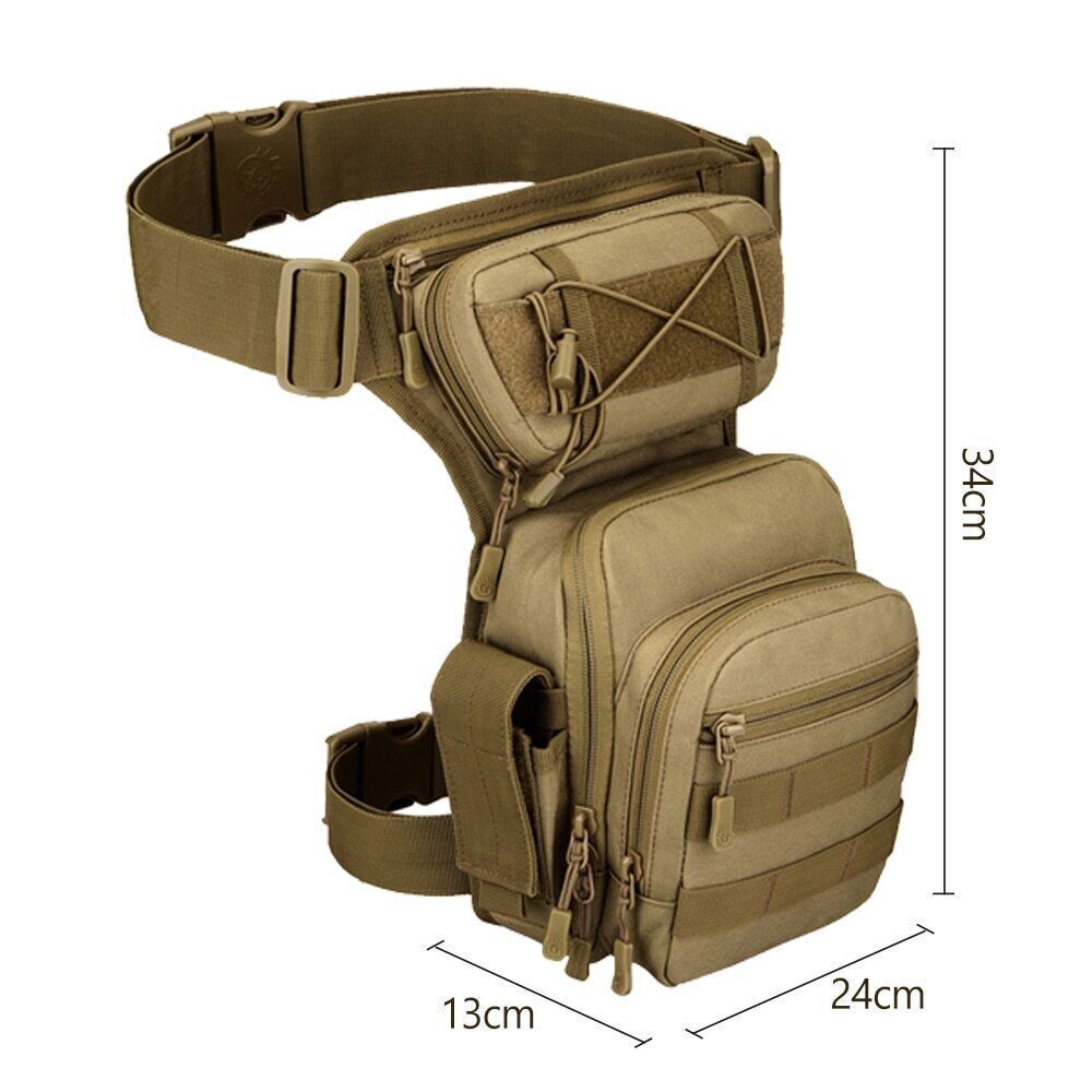 Men Leg Bag Waist Bag Utility Belt Pack Hiking Male Hip Bags Tactical Waist Bag