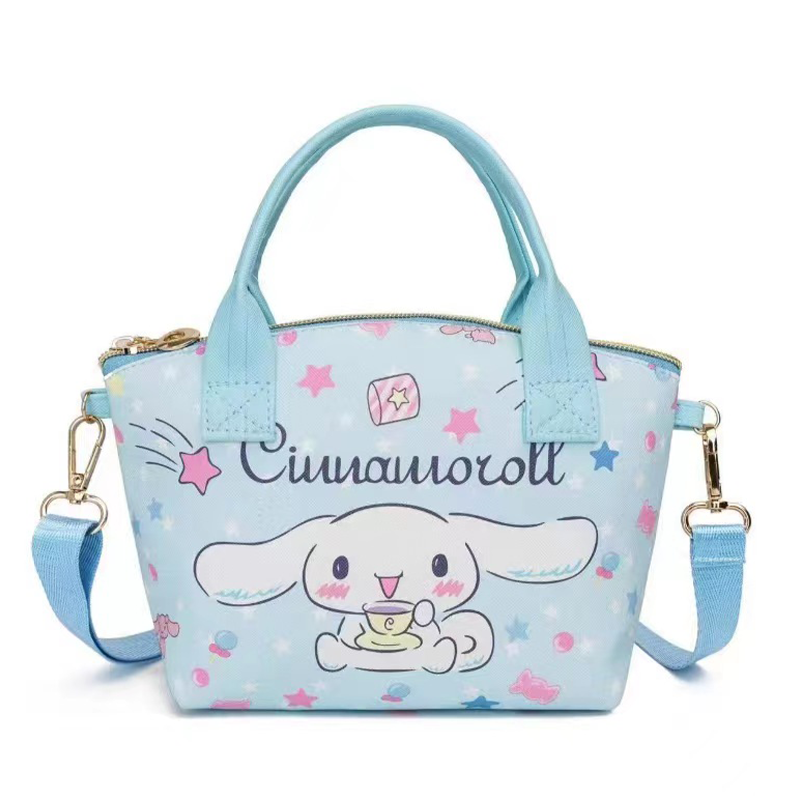 Kuromi My Melody Cinnamoroll Bag Cute Heart Leather Crossbody Shoulder Handbag