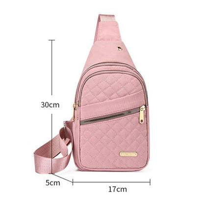 Women Cross Body Antitheft Pouch Small Sling Backpack Chest Bag Shoulder Bag