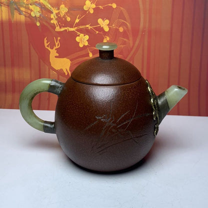 Vintage Chinese Yixing Purple Clay Teapot Zisha Ceremony Nice Teaware Collector