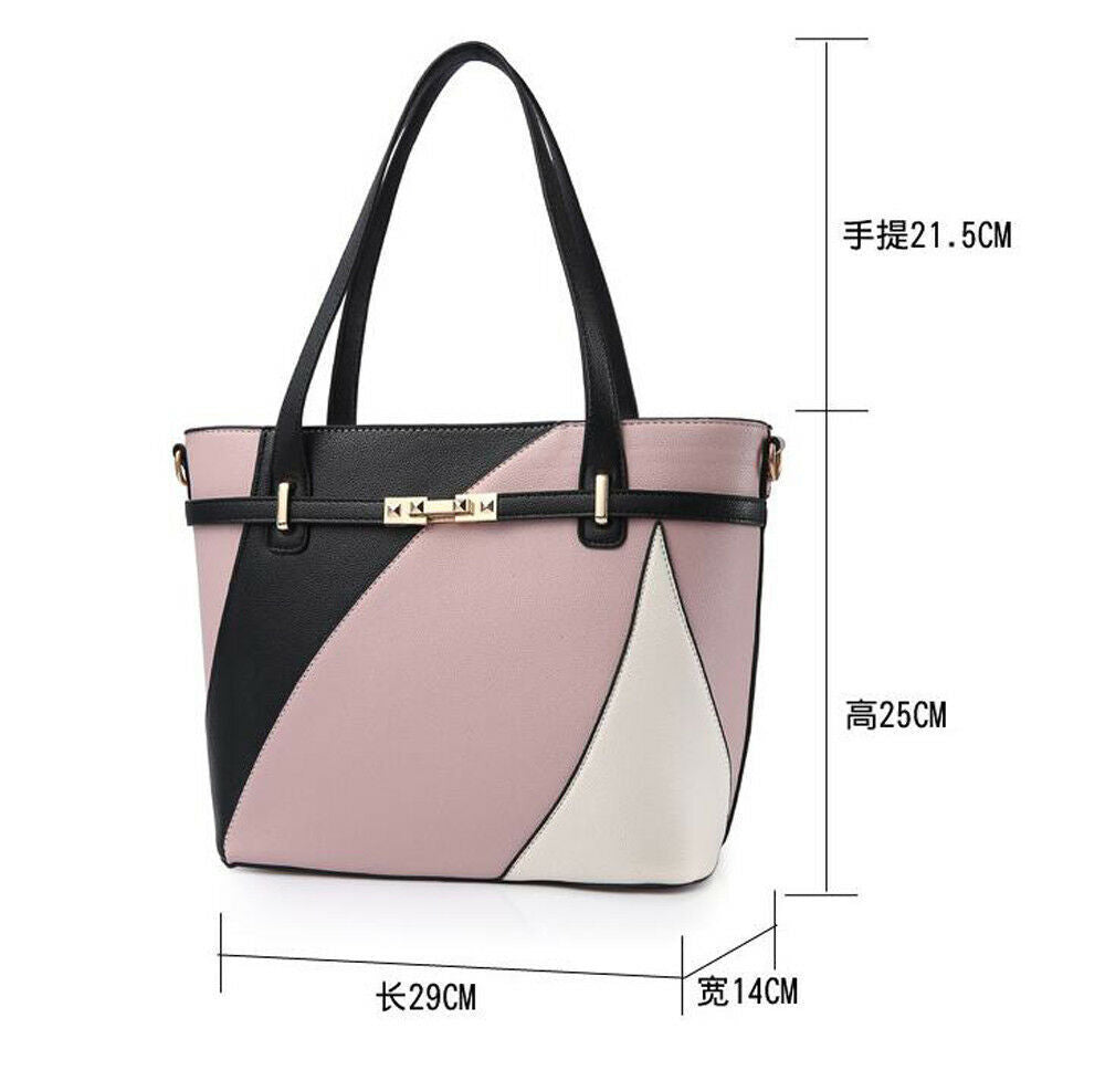 Fashion Women's Ladies PU Leather Crossbody Shoulder Handbags Messenger Tote Bag