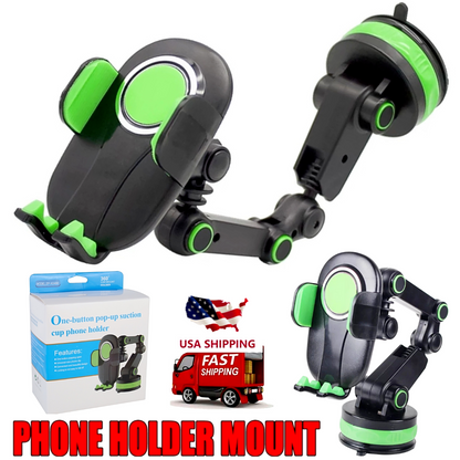 Soporte Sostenedor de Telefono Sujetador para Auto Coche de Brazo Largo Fuerte
