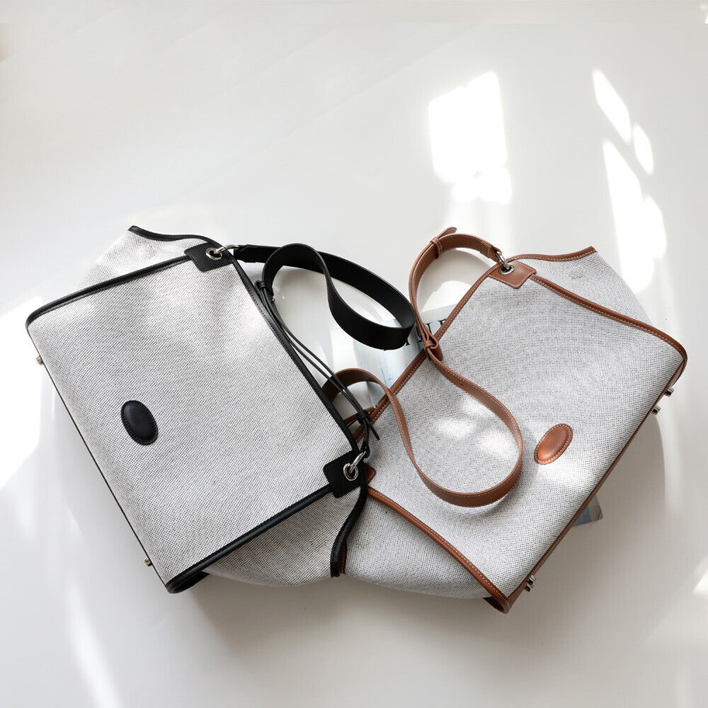 Canvas Shoulder Bag Handbag Purse Fashion Tote Satchel Crossbody Messenger Work