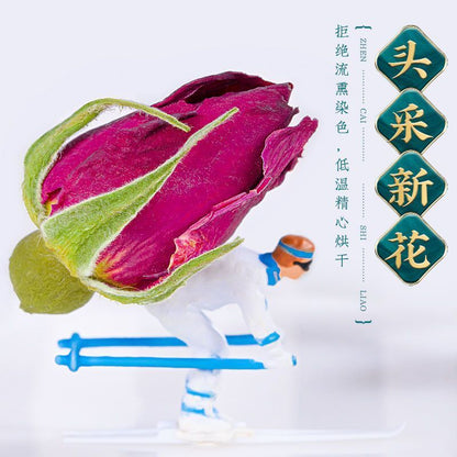 125g Double Rose Tea Herbal Tea Pingyin Rose Bud Fresh Sulfur-Free Dried Rose