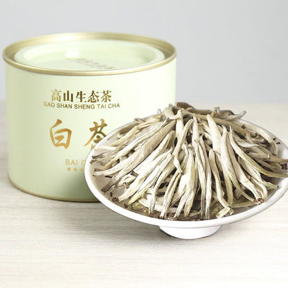 Yunnan White Tea Ancient Tree Single Bud Puerh Tea White Hair Silver Needle 50g