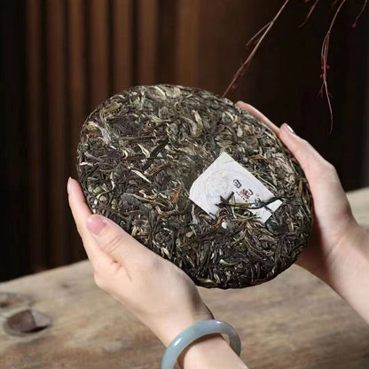 357g Yunnan Raw Pu-erh Tea Cake 2021 Kulushan Pu'er Raw Tea Premium Puerh Tea