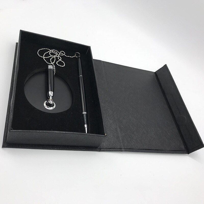 Ballpoint Pen Sticky Desk Chain Fixed Bank Counter Metal Writing Instrument 20cm