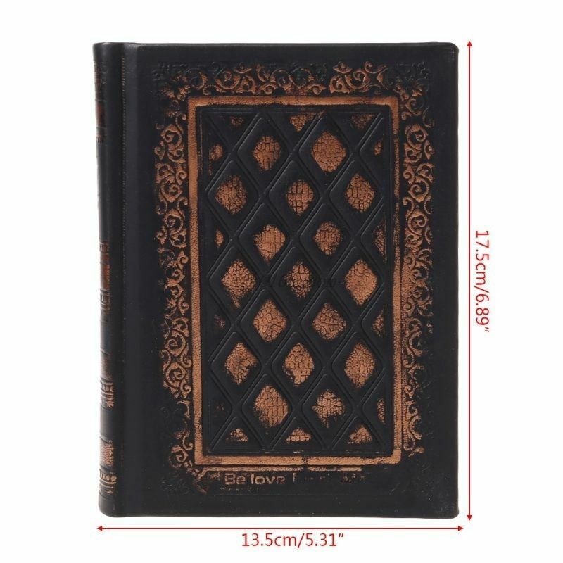 Retro Vintage Journal Diary Notebooks Leather Blank Hard Cover Sketchbooks Paper