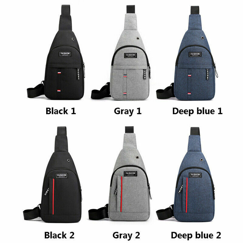 Men Shoulder Bag Crossbody Bag On Shoulder Travel Sling Bag Pack Chest Bag Male