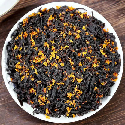 150g/Can Osmanthus Flower Black Tea Oil Cut Oolong Tea Strong Flavor Chinese Tea