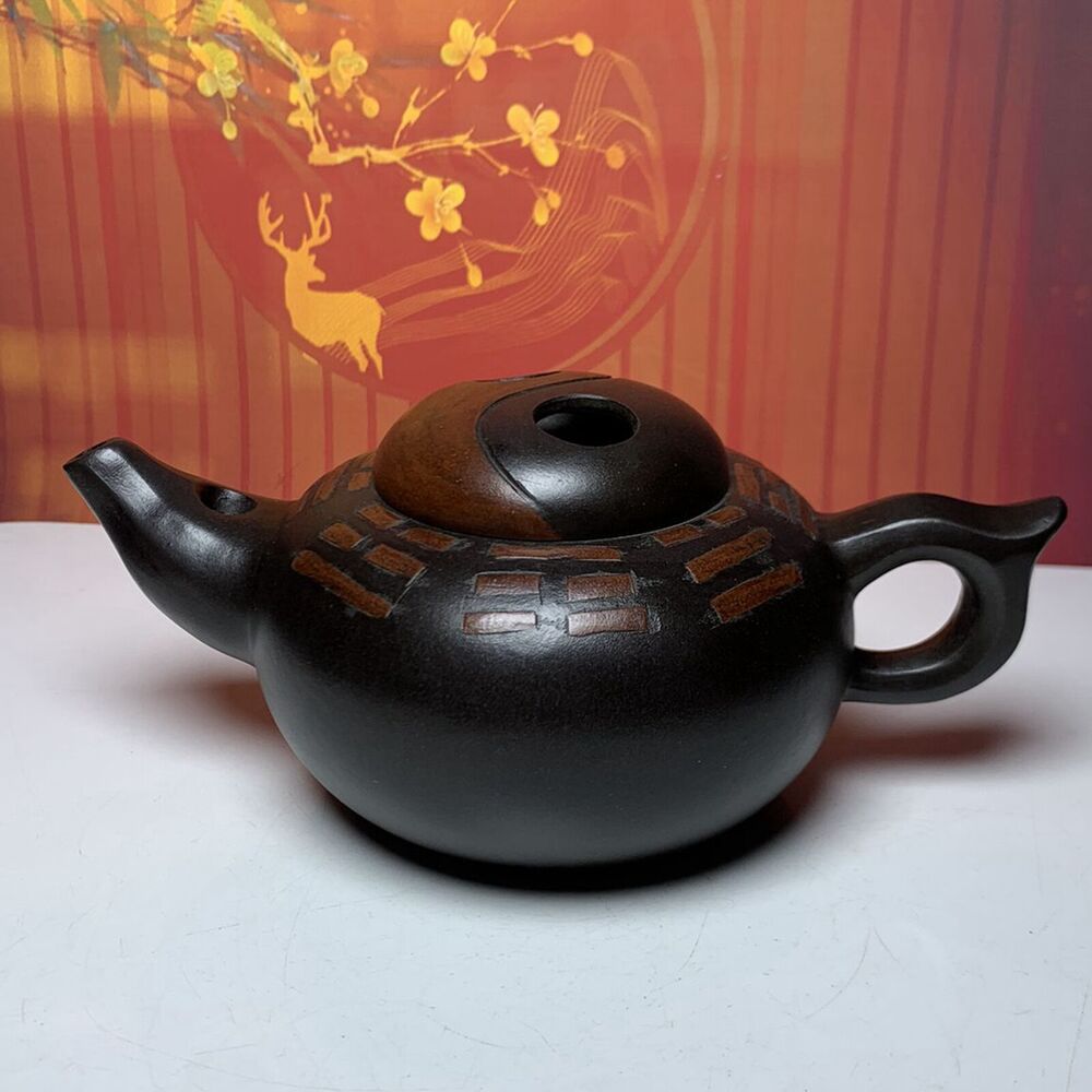 Chinese Yixing Purple Clay Teapot Zisha Ceremony Ceramic Teaware Collection Rare
