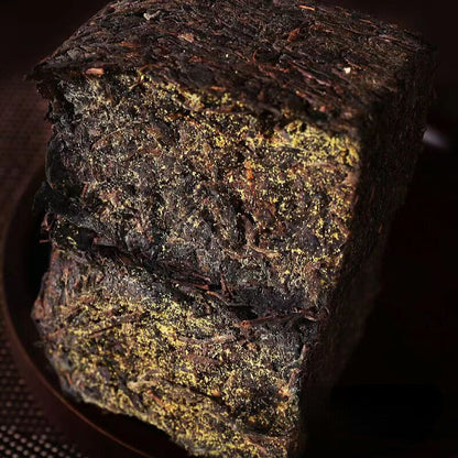 200g Anhua Dark Tea Brick Fuzhuancha Hunan Black Tea Handmade Organic Dark Tea