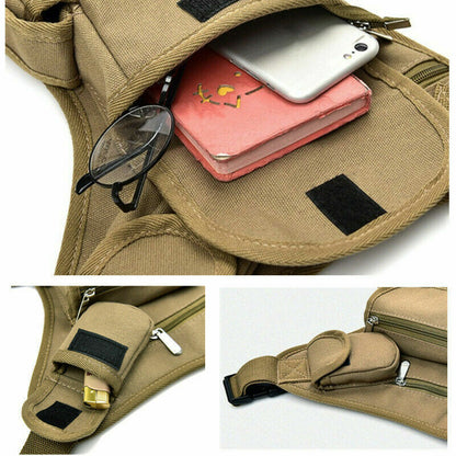 Men Leg Bag Waist Bag Pack Belt Hip Bum travel Messenger Shoulder Bags