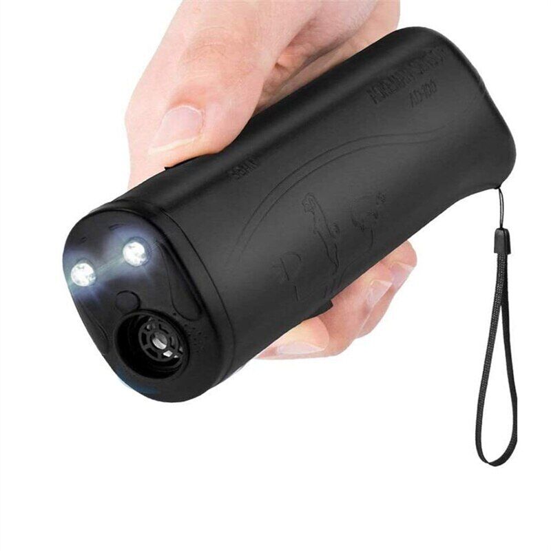 Pet Dog Repeller Anti Barking Stop Bark LED Ultrasonic Dogs Training Device