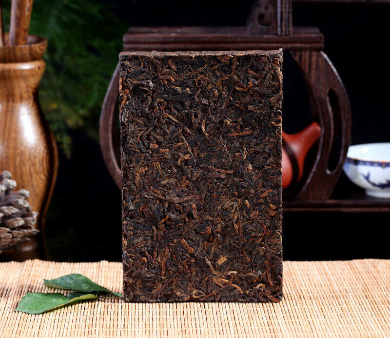 200g Yunnan Pu-erh Tea Brick Menghai Ripe Tea Ripe Pu Aged Old Tea Black Tea