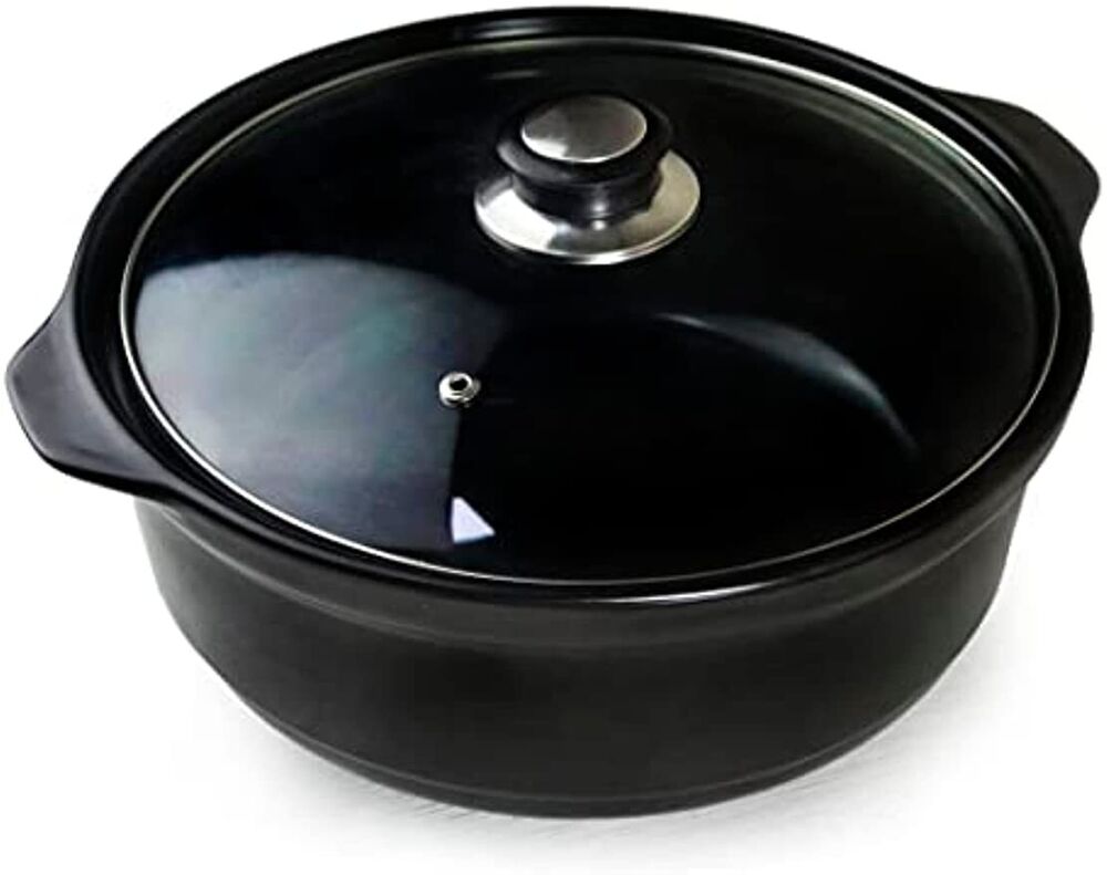 Casserole Dish with Lid 3 Quart Large Deep Ceramic Casserole Glass Lid Clear