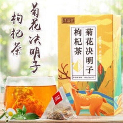 Wan Ming Honeysuckle Berry Cinnamon Chrysanthemum Cassia Seed Tea