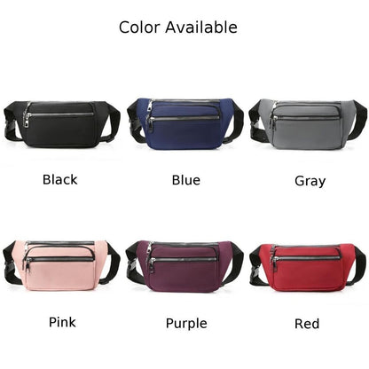 Waist Bag Fanny Pack For Men Women/Hip Belt Bum Pouch/Sport Travel Purse Unisex