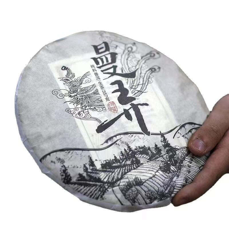 357g Yunnan Raw Puerh Tea Cake Mannong Pu-erh Shengcha Premuim Pu'er Green Tea