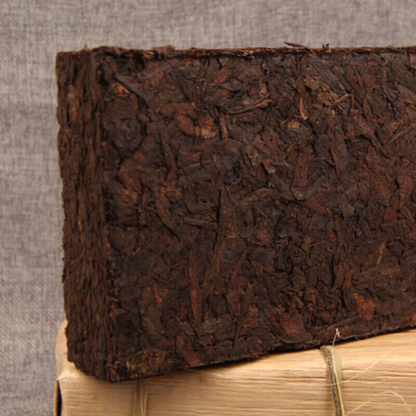 Chinese Ancient Tree Big Leaf Pu-erh Tea 1000g Bamboo Bowl Old Pu'er Tea Brick-