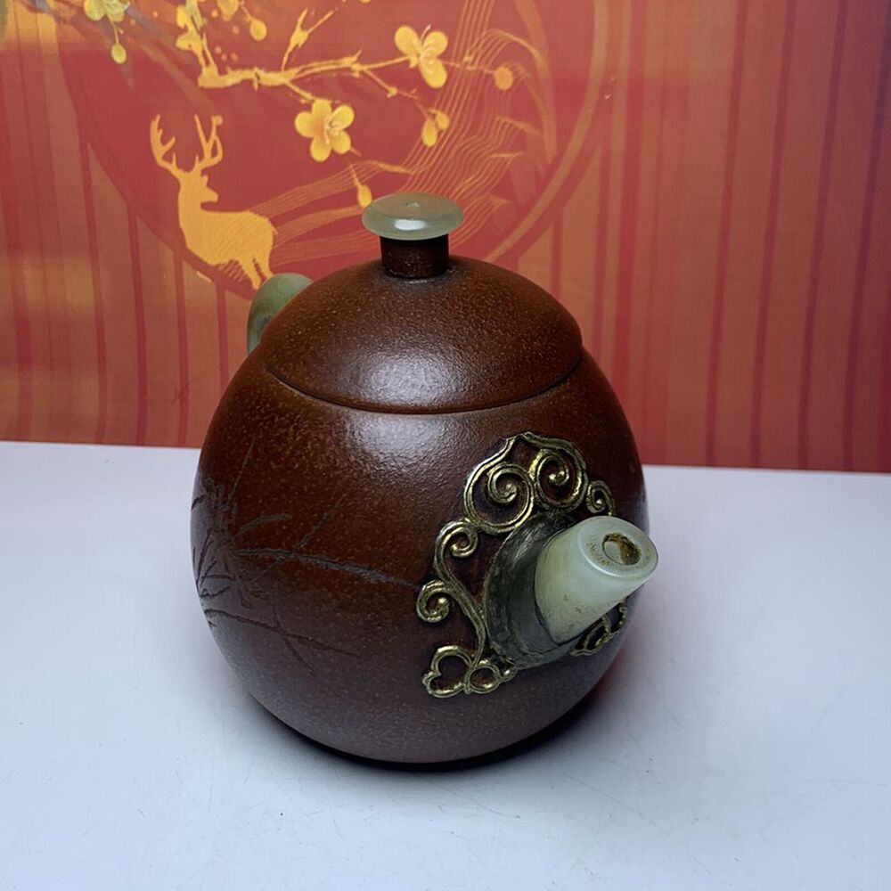 Vintage Chinese Yixing Purple Clay Teapot Zisha Ceremony Nice Teaware Collector