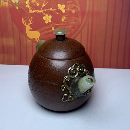 Vintage Chinese Yixing Purple Clay Teapot Zisha Ceremony Nice Teaware Collector