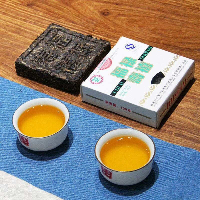 CNNP Zhongcha Fulu Shouxi Yunnan Pu'er Puer puerh Tea Raw Square Brick 100g
