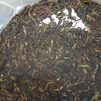 2007 Laomane Arbor Tree Spring Buds Pu-erh Tea Cake 357g Raw Pu'er QiZi Banzhang