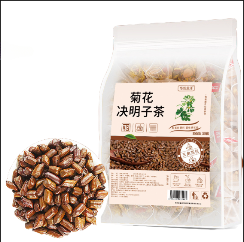 Chrysanthemum Cassia Seed Tea Triangle Bag Stay Up Late Recovery Tea 250g