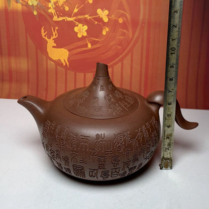 Vintage Chinese Yixing Purple Clay Teapot Zisha Ceremony Teaware Collection Art