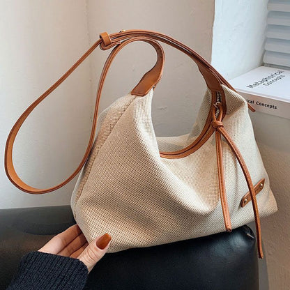 Shoulder Bag Tote Outdoor Pack Canvas Handbag Zipper Messenger Bags Dumpling 1PC